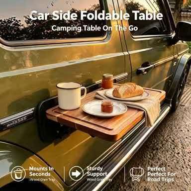 Outdoor Camping Vehicle - 야외 캠핑 피크닉 자동차 측면 접이식