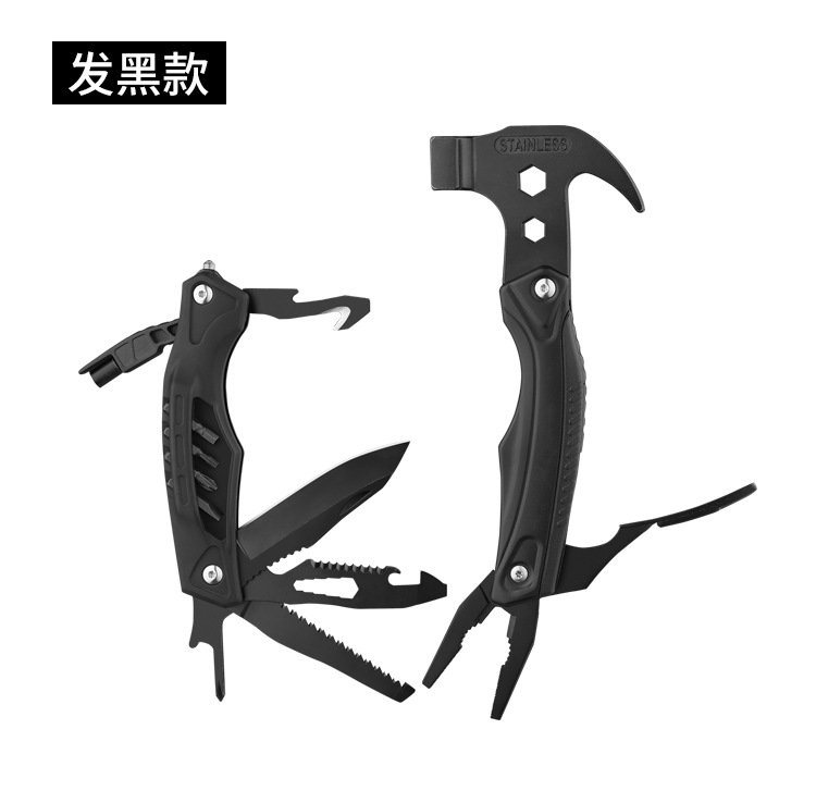 Camping Knife Multi-Tool - 야외 다기능 양뿔 망치 분리형 플라이어